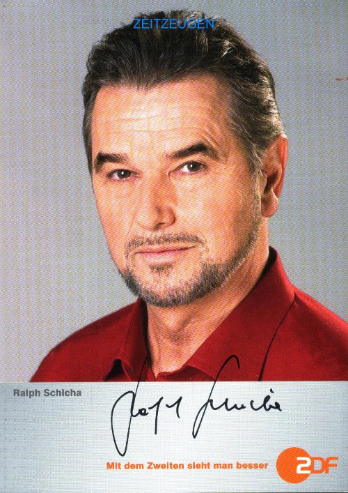 Schauspieler Ralph Schicha
( unter anderem: Unser Charly )